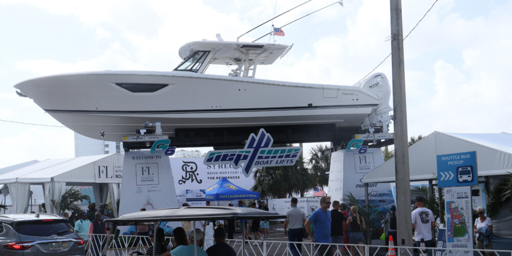 boat show entrance