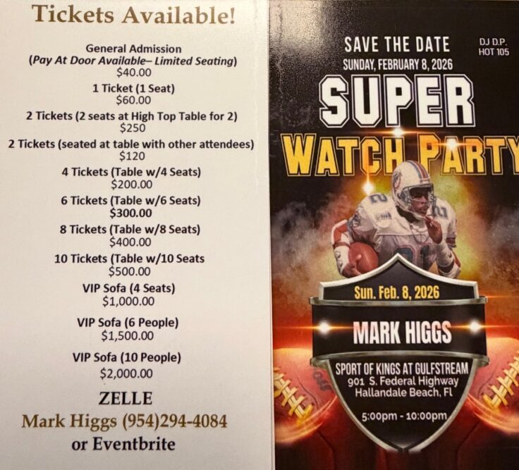 Mark Higgs’ Super Watch Party 2026